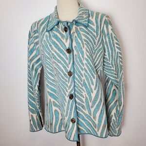 Vintage Winding River Reversible Knit Blazer Jacket